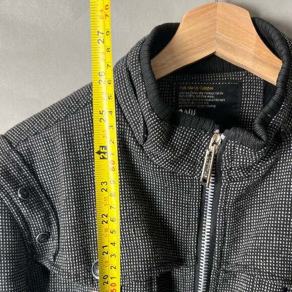 Jiaoxing Raw Ide099 2XL Zip up Gray Men's Jacket - Picture 4 of 6